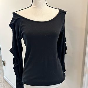 Chaser Black Long Sleeve Tee Sz Small